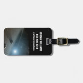 Étiquette À Bagage Une Ceinture Astéroïde Autour De L'Étoile Lumineus (Devant horizontal)