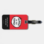 Étiquette À Bagage Une chose deux - Mère de toutes choses (Dos horizontal)