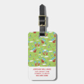 Étiquette À Bagage Une chose deux Motif de cerfs-volants (Devant Vertical)