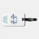 Étiquette À Bagage Une chose Deux sortes de chose Batty (Dos horizontal)