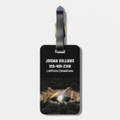 Étiquette À Bagage Une Étoile Entourée D'Un Disque Protoplanétaire (Dos Vertical)