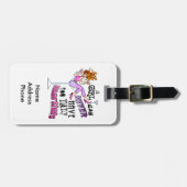 Étiquette À Bagage Une fille ne peut jamais avoir trop de MARTINIS (Devant horizontal)