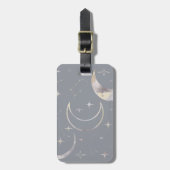 Étiquette À Bagage Une fois dans une lune bleue (Devant Vertical)