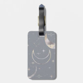 Étiquette À Bagage Une fois dans une lune bleue (Dos Vertical)