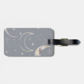 Étiquette À Bagage Une fois dans une lune bleue (Dos horizontal)