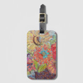 Étiquette À Bagage Une grande vie par Lydia's Art Sangria (Devant Vertical)