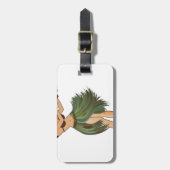 Étiquette À Bagage Une Hula Girl Dancing (Devant Vertical)