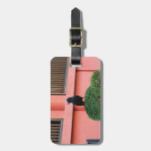 Étiquette À Bagage Une Jungle À Gros Billages Croque Une Perche Sur U (Devant Vertical)