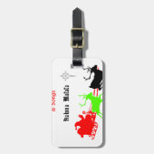 Étiquette À Bagage Une nuit de chants et chants de Noël Hakunamatata (Devant Vertical)