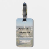 Étiquette À Bagage Une vue de paysage de Washington DC (Dos Vertical)