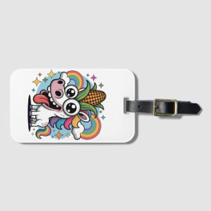 Étiquette À Bagage Unicorne unique