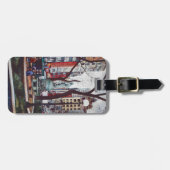 Étiquette À Bagage Union Carré L'odeur de couleur (Devant horizontal)