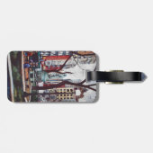 Étiquette À Bagage Union Carré L'odeur de couleur (Dos horizontal)