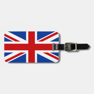 Étiquette À Bagage Union Jack a personnalisé l'étiquette de bagage