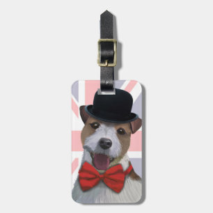 Étiquette À Bagage Union Jack Jack Russell