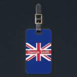 Étiquette À Bagage Union Jack personnalisé<br><div class="desc">Balise de bagage Union Jack personnalisable.</div>