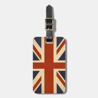 Étiquette À Bagage Union Jack Retro