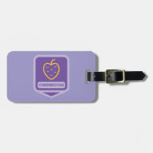 Étiquette À Bagage Unique Cherimoya Fruit Graphique Personnalisable (Devant horizontal)