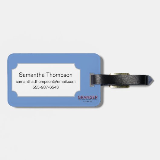 Étiquette À Bagage Univers aztèque (Dos horizontal)