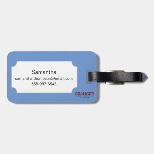 Étiquette À Bagage Univers aztèque (Dos horizontal)