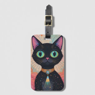 Étiquette À Bagage Univers cosmique futuriste atomique