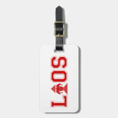 ÉTIQUETTE À BAGAGE UNIVERSITÉ DE LAOS (Devant Vertical)