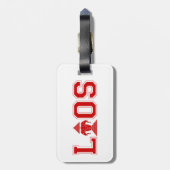 ÉTIQUETTE À BAGAGE UNIVERSITÉ DE LAOS (Dos Vertical)