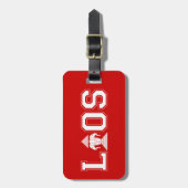 ÉTIQUETTE À BAGAGE UNIVERSITÉ DE LAOS (Devant Vertical)