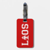 ÉTIQUETTE À BAGAGE UNIVERSITÉ DE LAOS (Dos Vertical)