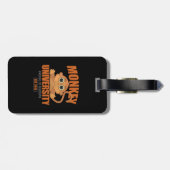 Étiquette À Bagage Université Monkey (Dos horizontal)