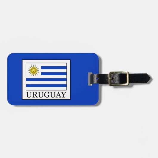 Étiquette À Bagage Uruguay (Devant horizontal)