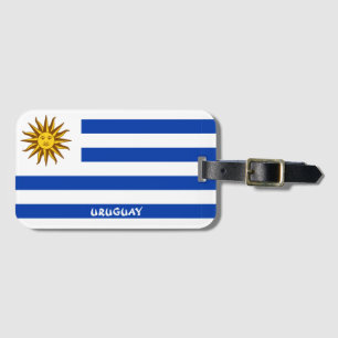 Étiquette À Bagage Uruguay National Drapeau Patriotique