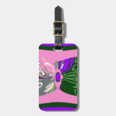 Étiquette À Bagage USA Change Art Print (Devant Vertical)