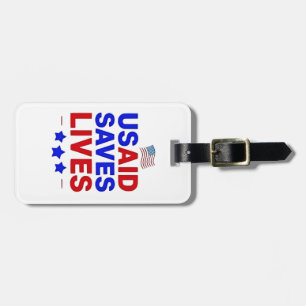 Étiquette À Bagage USAID sauve des vies Agence américaine Développeme
