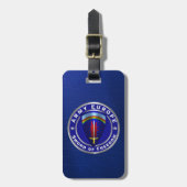 Étiquette À Bagage USAREUR Army Europe (Devant Vertical)