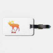 Étiquette À Bagage Utah Elk (Dos horizontal)