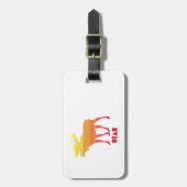 Étiquette À Bagage Utah Moose (Devant Vertical)