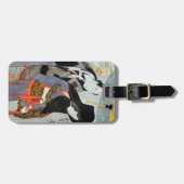 Étiquette À Bagage Utamaro : Amants, 1797 (Devant horizontal)