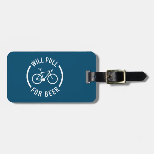 Étiquette À Bagage Va Tirer Pour Le Vélo De Bière (Devant horizontal)