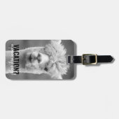 Étiquette À Bagage Vacances Alpaca Mon Sacs Noir (Devant horizontal)