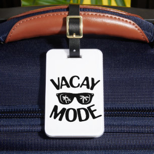 Étiquette À Bagage Vacances Art Vacay Mode Word Texte Art Apron Plus