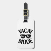 Étiquette À Bagage Vacances Art Vacay Mode Word Texte Art Apron Plus (Devant Vertical)