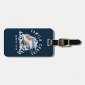 Étiquette À Bagage Vacances de groupe de croisière en famille personn (Devant horizontal)