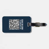 Étiquette À Bagage Vacances de groupe de croisière en famille personn (Dos horizontal)