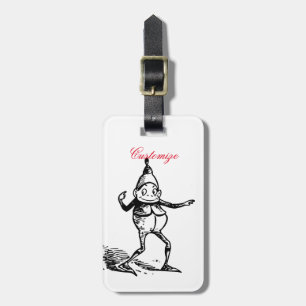Étiquette À Bagage Vacances d'hiver Elf Gnome Thunder_Cove