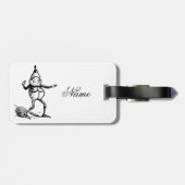 Étiquette À Bagage Vacances d'hiver Elf Gnome Thunder_Cove (Dos horizontal)