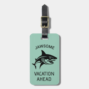 Étiquette À Bagage Vacances Jawsome de Requin de Océan de Mâchoires