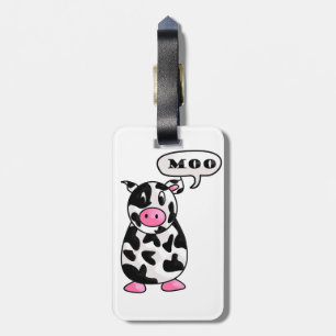 Étiquette À Bagage vache