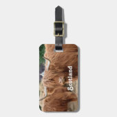 Étiquette À Bagage Vache des montagnes (Devant Vertical)