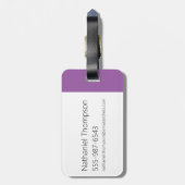 Étiquette À Bagage Vache et poulet Super Vache Al Rescate! (Dos Vertical)